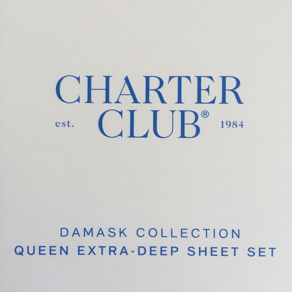 PARCHMENT Charter Club 550TC Cotton QUEEN EXTRA DEEP Sheet Set fits 22" mattress - Picture 2 of 10